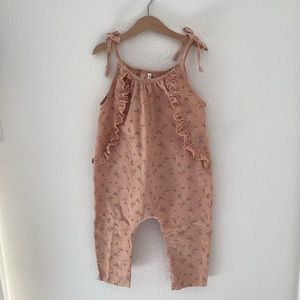 Wild Wawa Dusty Rose Romper 3T NWOT